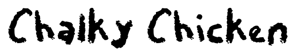 Chalky Chicken font preview